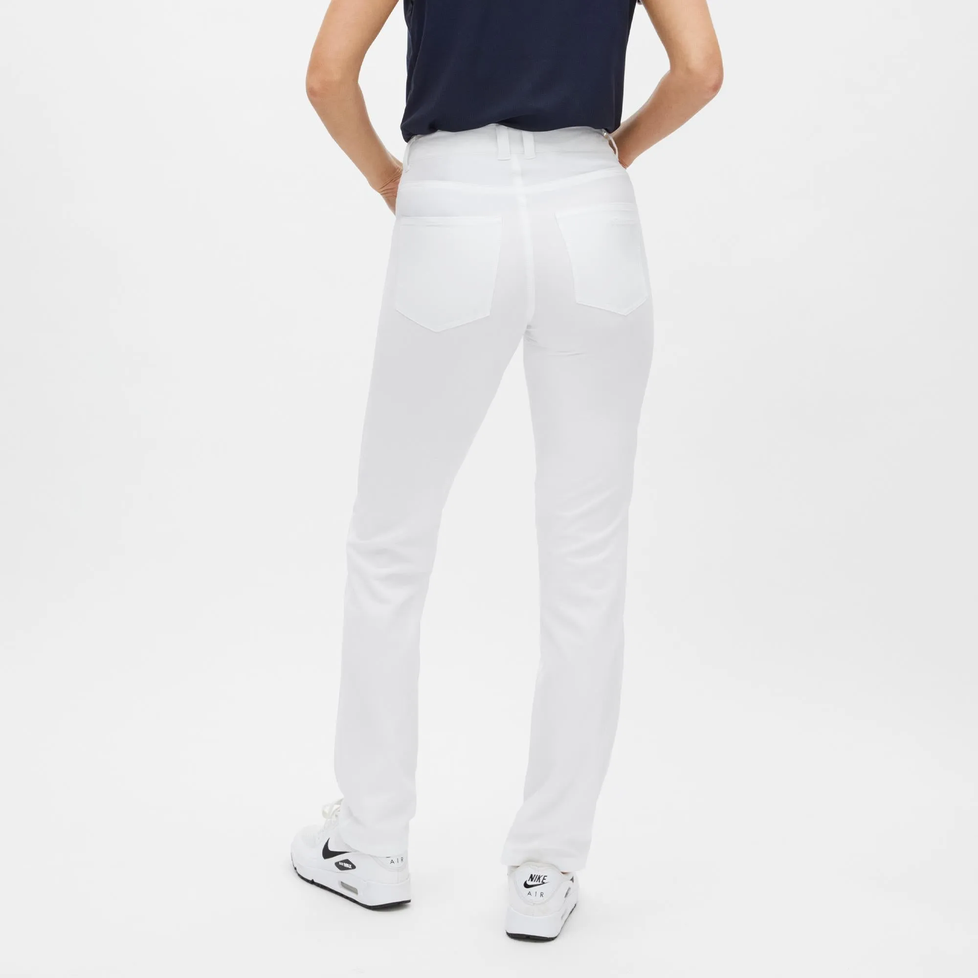 Rohnisch Chie Comfort Strectch Ladies Golf Pants 32 Inch Leg White