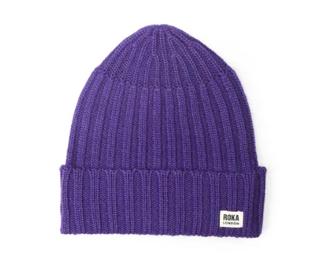 Roka Regent Beanie Peri Purple Wool/Acrylic