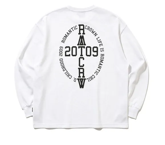 ROMANTIC CROWN  |Unisex Street Style Collaboration Long Sleeves Plain