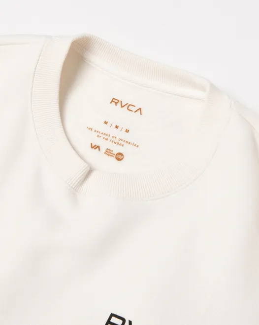 RVCA  |Long Sleeves Plain Logo Sweatshirts