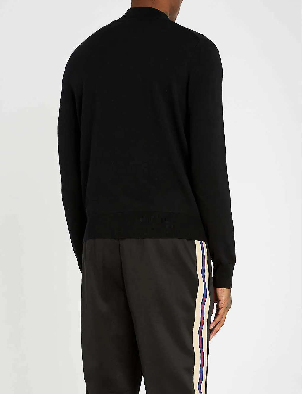 sandro  |Wool Long Sleeves Plain Sweaters