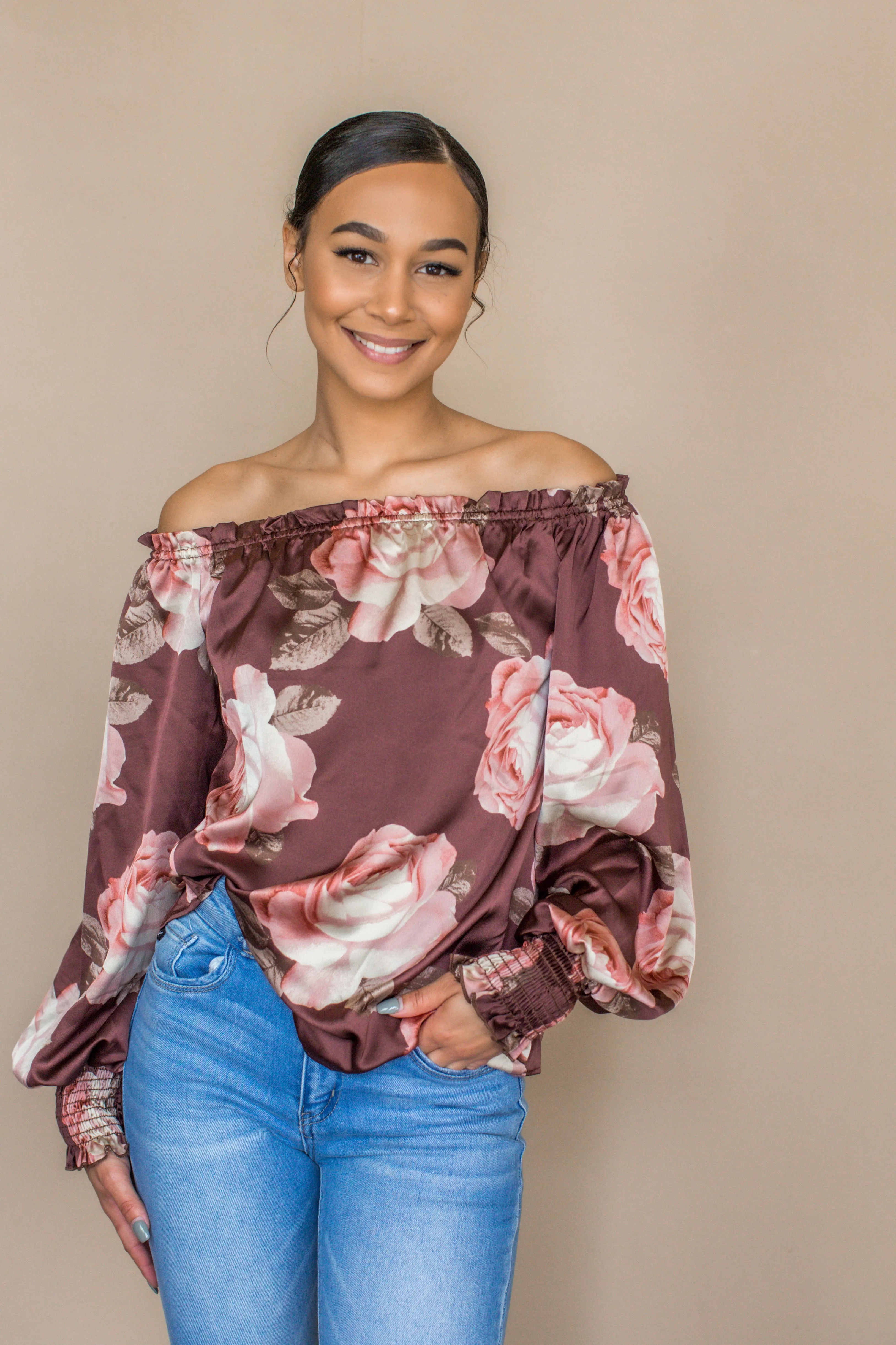 Sienna Floral Off Shoulder Top