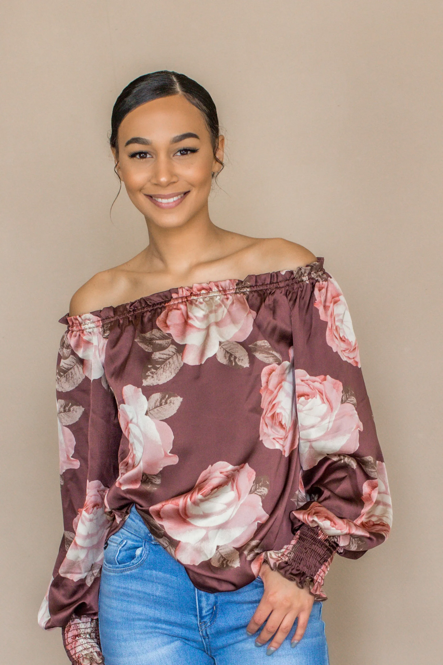 Sienna Floral Off Shoulder Top