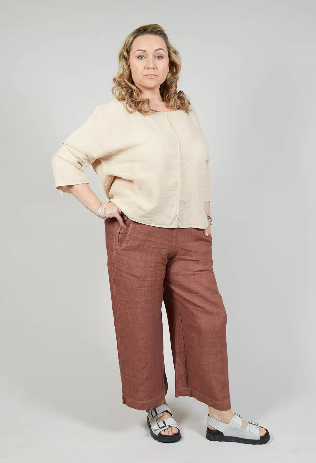 Skara Pants in Pecan