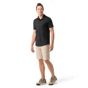 Smartwool Mens Short Sleeve Button Down In Black