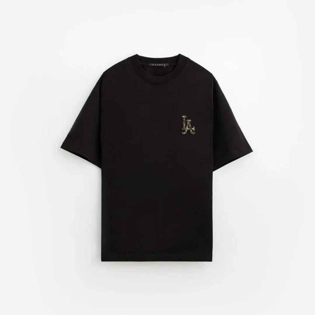 Stampd' LA  |Crew Neck Pullovers Unisex Street Style Cotton Short Sleeves