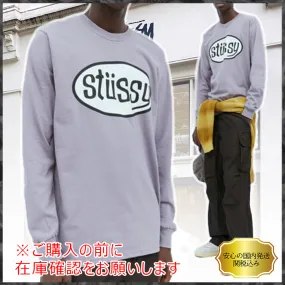 STUSSY  |Crew Neck Street Style Long Sleeves Cotton