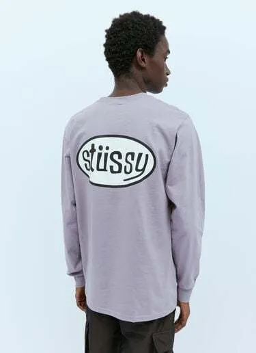 STUSSY  |Crew Neck Street Style Long Sleeves Cotton