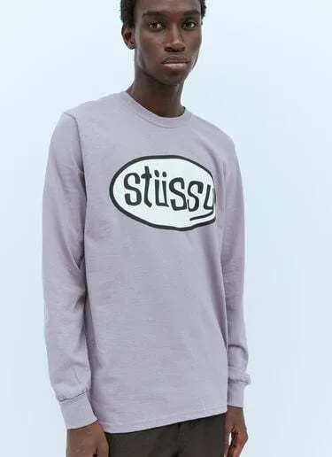 STUSSY  |Crew Neck Street Style Long Sleeves Cotton