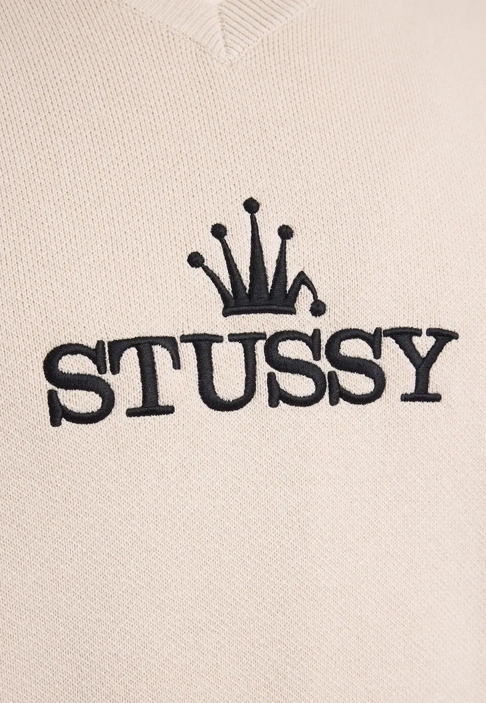 STUSSY  |Pullovers Stripes Street Style Cotton Logo Skater Style