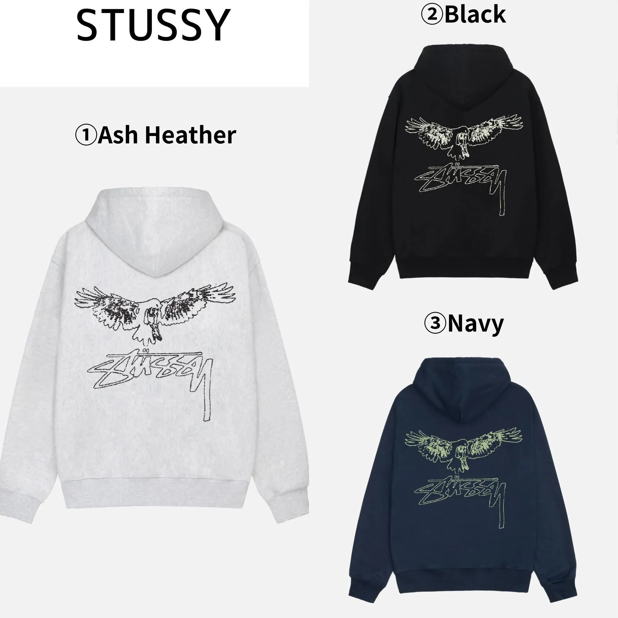 STUSSY  |Pullovers Unisex Street Style Long Sleeves Cotton Logo