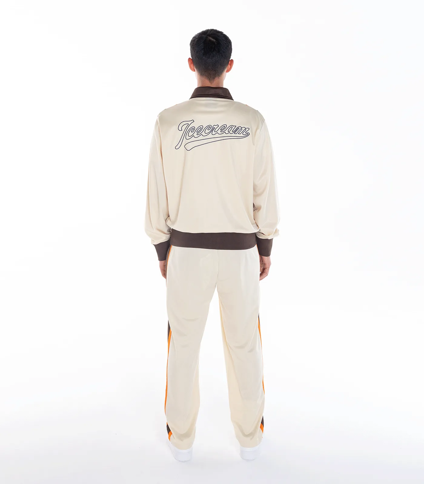 TEAM TRACK PANTS - BROWN