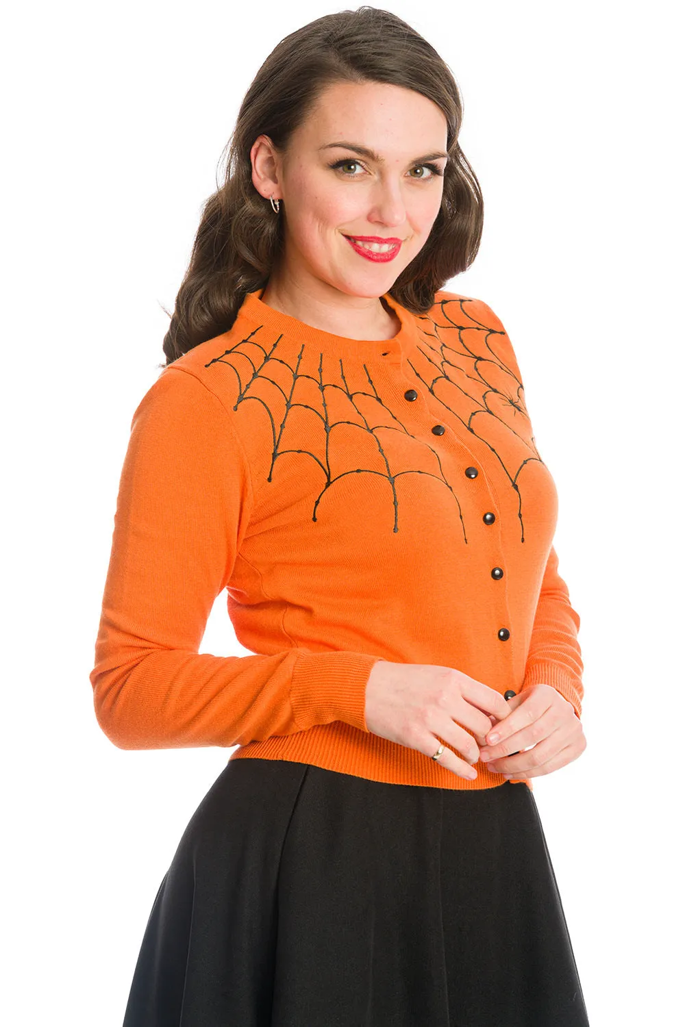 UNDER HER WEB SPELL CARDIGAN