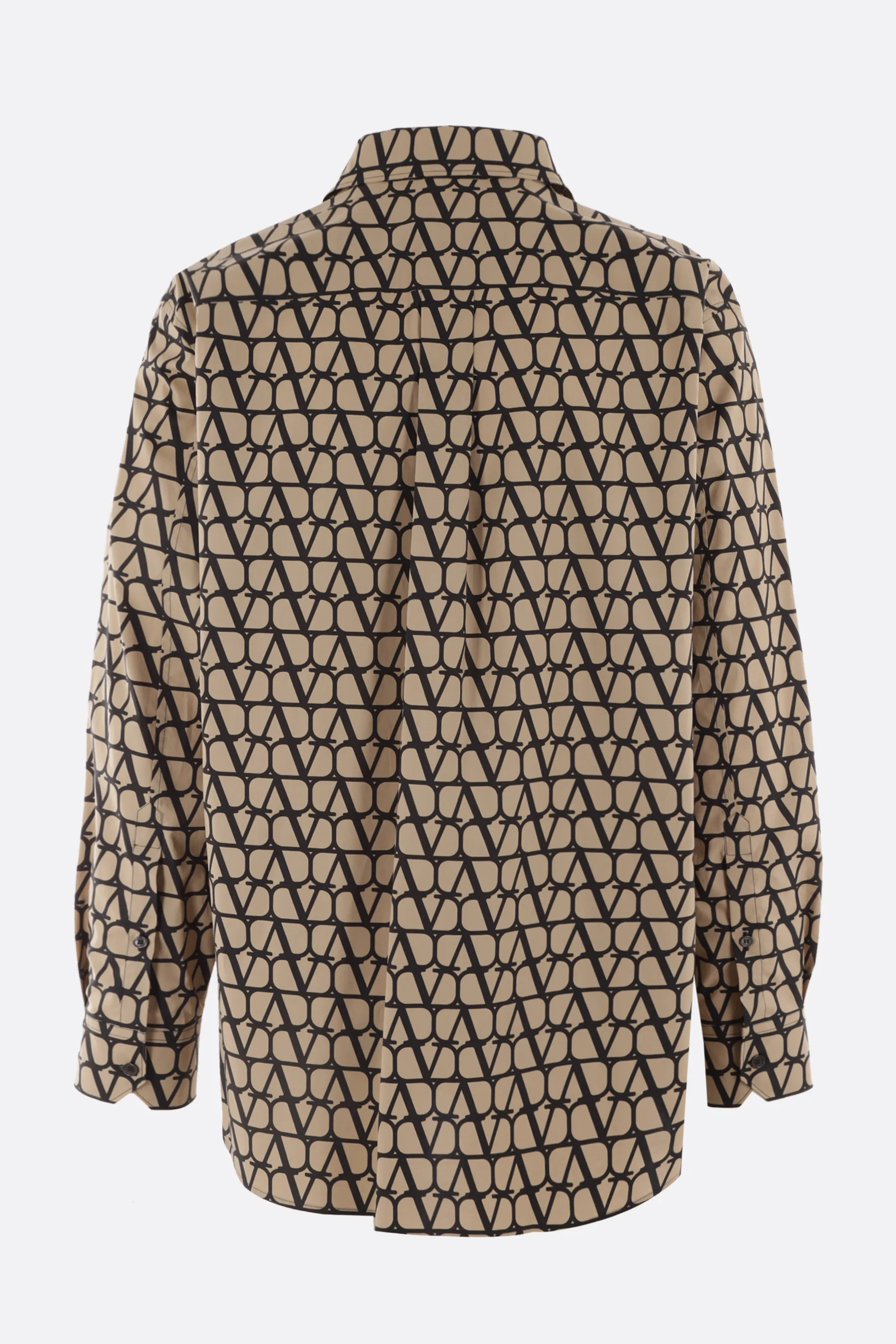 VALENTINO  |Long Sleeves Logo Luxury Shirts