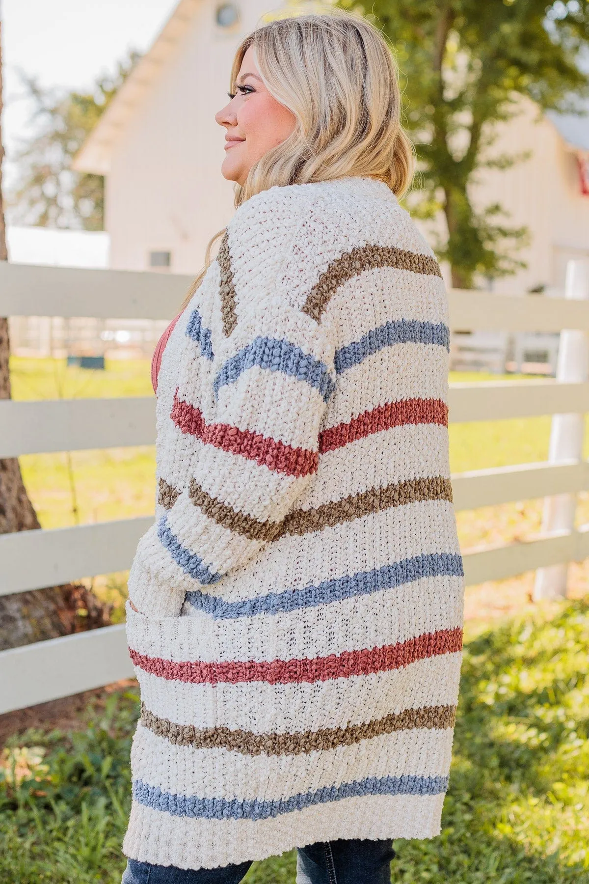 Warmest Regards Knit Cardigan- Ivory