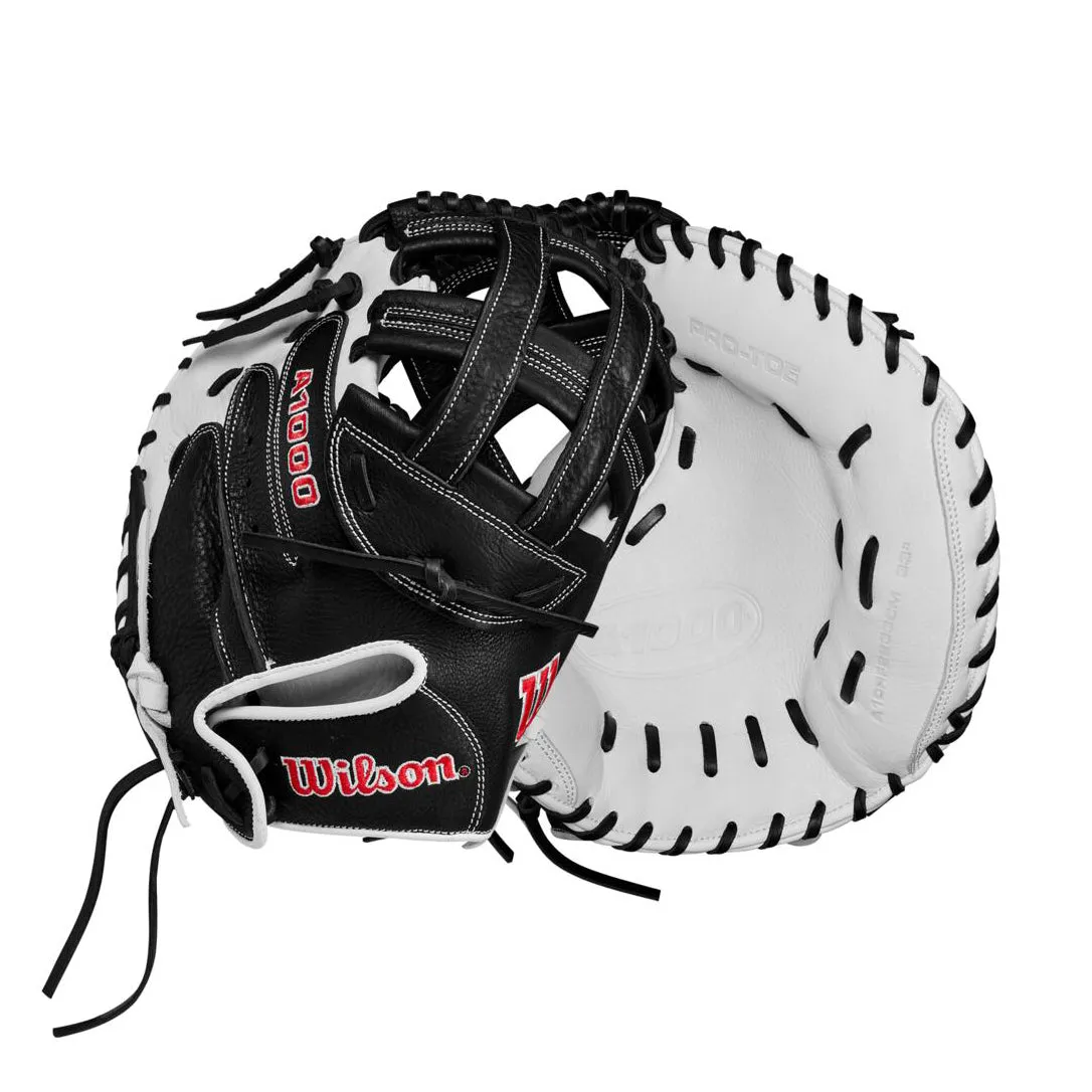 Wilson A1000 CM33 33 Fastpitch Catcher's Mitt: WBW10148033