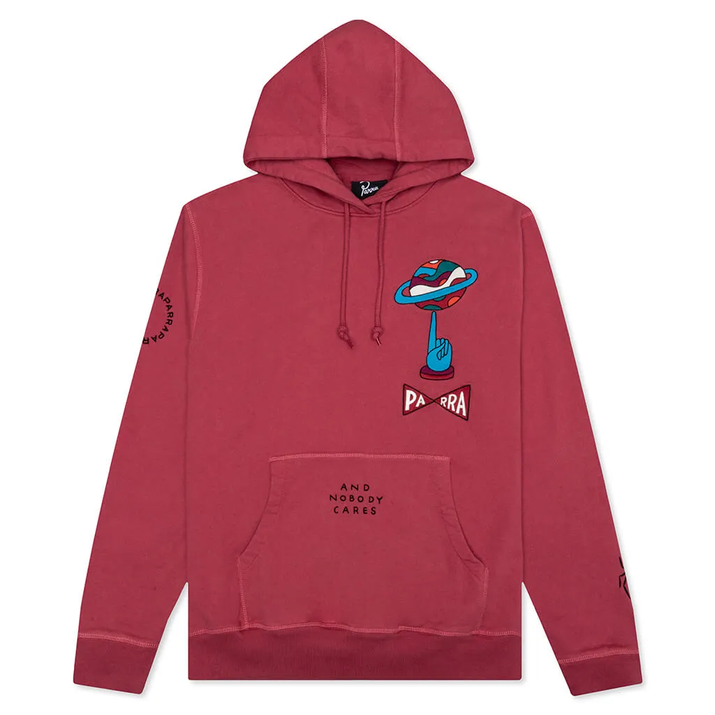 World Balance Hooded Sweatshirt - Coral