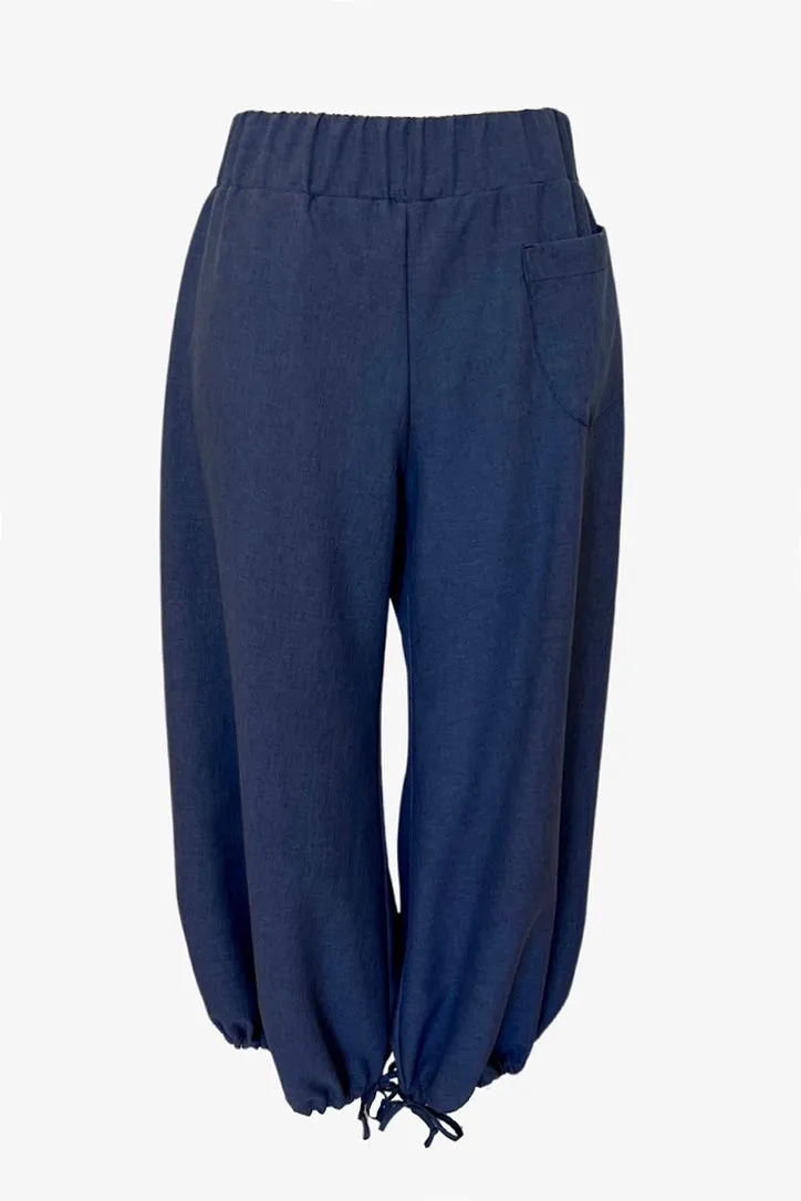 Woven Boba Pants | Navy