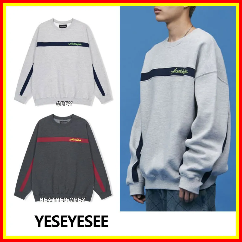 YESEYESEE  |Street Style Long Sleeves Sweatshirts