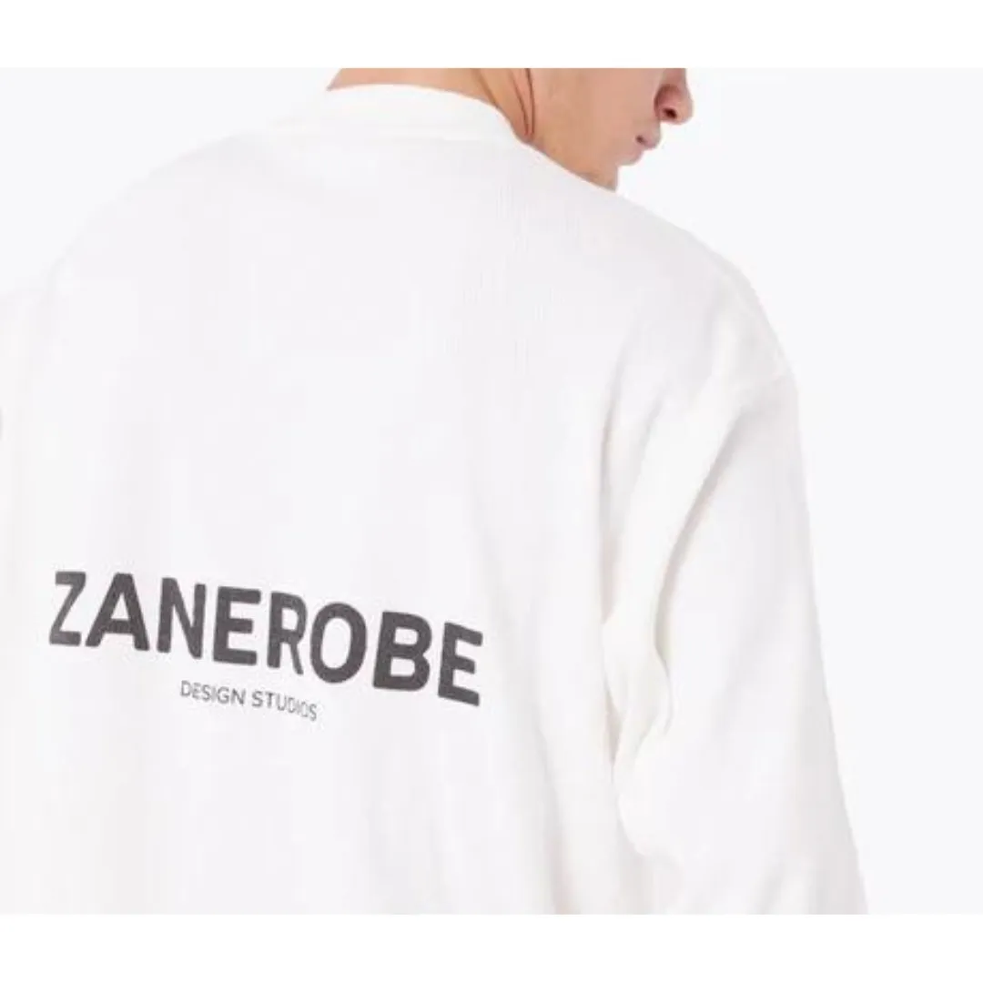 ZANEROBE  |Unisex Street Style Long Sleeves Plain Cotton Oversized